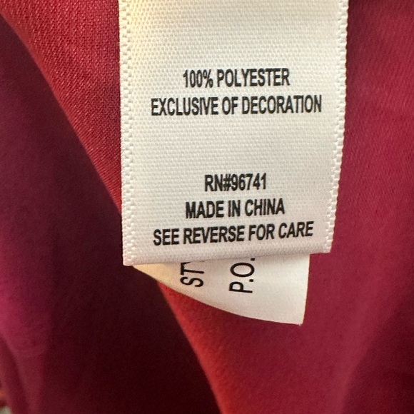 Oak and Trellis Sweetheart Midi Dress with Lace Trim Long Sleeve Size M NWT - Picture 6 of 6